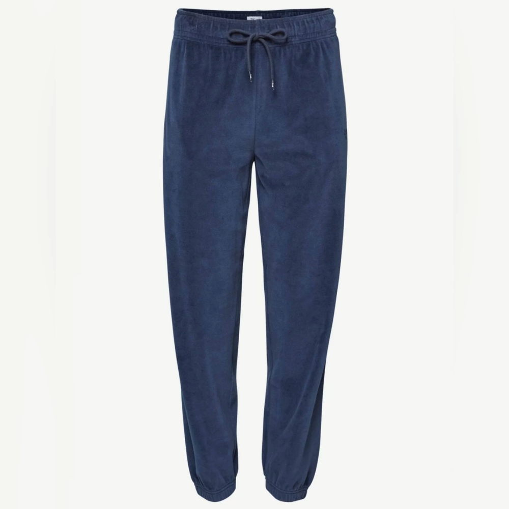 NWT, ARITZIA, TNA Montcalm Velour Jogger, Size Large 10 12 14, Navy Blue